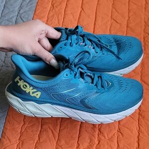 Hoka One One Arahi 5 Mosaic Blue Womens Running Shoes Sneakers